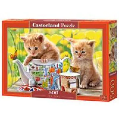 Puzzle 500 el. Czas na herbat� Castorland