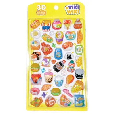 Kiddisvit Naklejki 3D Crystal Jedzenie