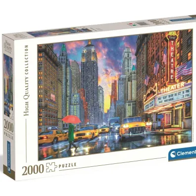 Puzzle 2000el Rainy Manhattan CLEMENTONI 32086 CLM