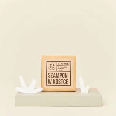 Mydlarnia 4 Szpaki Szampon do wosw detoksykujcy w kostce 75 g