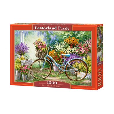 Puzzle 1000 el. Targ kwiatowy Castorland