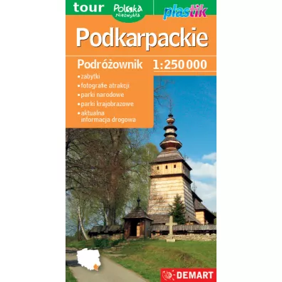 Podr�ownik. Mapa wojew�dztwa - Podkarpackie 1:250 000