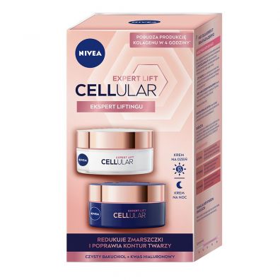 Zdjęcia - Kremy i toniki Nivea Zestaw Cellular Expert Lift SPF30 krem przeciwstarzeniowy dzień + kr 