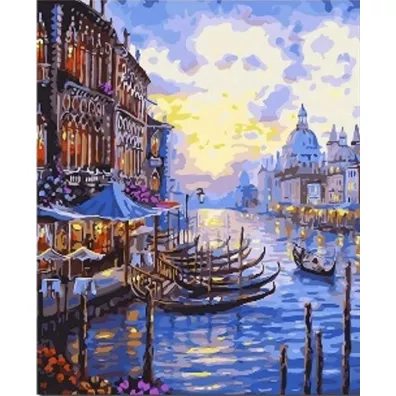 Norimpex Malowanie po numerach Wenecja gondole 50x40cm 1008591