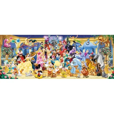 Puzzle 1000 el. Panorama Postacie Disney Ravensburger
