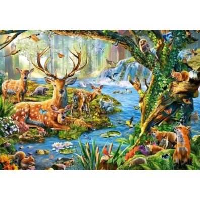 Puzzle 500 el. Le�ne �ycie Castorland