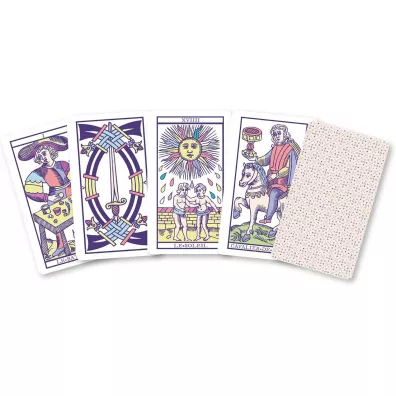 Minis Jeux Tarot de Marseille, karty do wrenia, edycja francuska