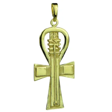 Sotis Krzy� Ankh z lask� Ag925 + Au 24kar, 6,7g