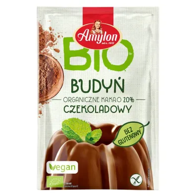 Amylon Budy� czekoladowy bezglutenowy 40 g Bio
