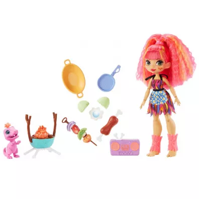 Cave Club zestaw historyjka Lalka Emberly Mattel