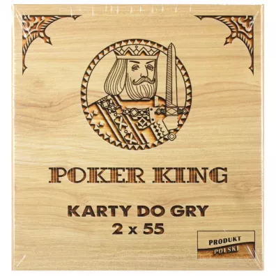 Karty do gry Poker King 2x55