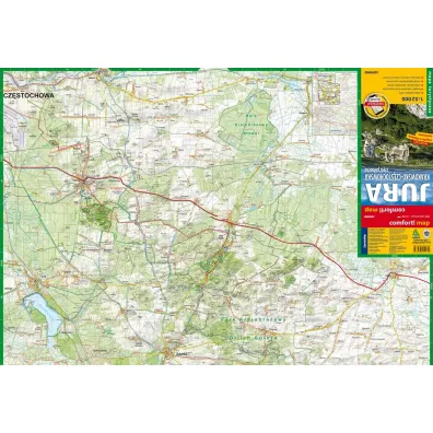 Jura Krakowsko-Cz�stochowska 1 cz. P�nocna mapa turystyczna 1:52 000 laminat 2024