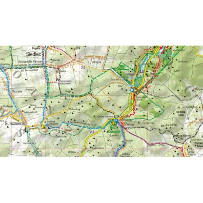 Jura Krakowsko-Cz�stochowska 1 cz. P�nocna mapa turystyczna 1:52 000 laminat 2024