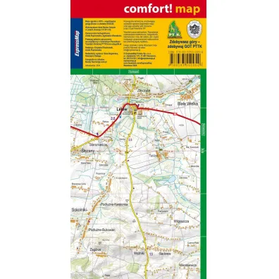 Jura Krakowsko-Cz�stochowska 1 cz. P�nocna mapa turystyczna 1:52 000 laminat 2024
