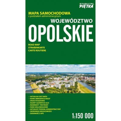 Województwo Oploskie 1:150 000 mapa samochodowa