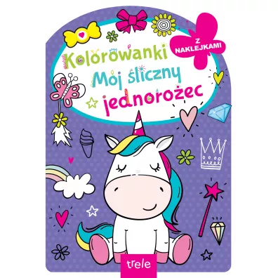 M�j �liczny jednoro�ec. Kolorowanka z wykrojnikiem