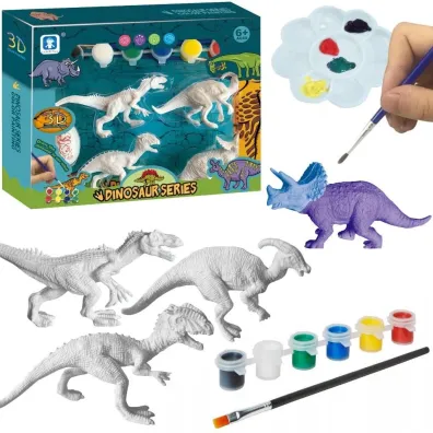 Dinozaury gipsowe do malowania Trifox