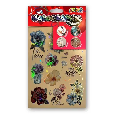 Naklejki holographic flowers PENMATE