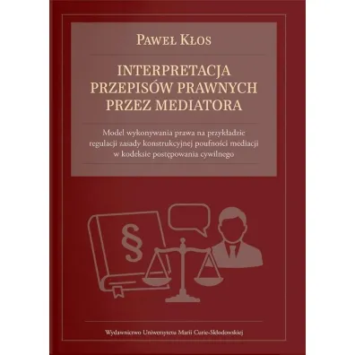 Interpretacja przepis�w prawnych przez mediatora - Pawe�  K�os