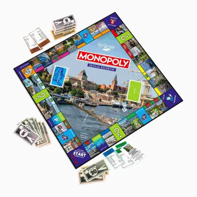 Gra Monopoly Szczecin edycja miejska Winning Moves