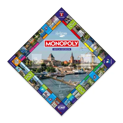 Gra Monopoly Szczecin edycja miejska Winning Moves