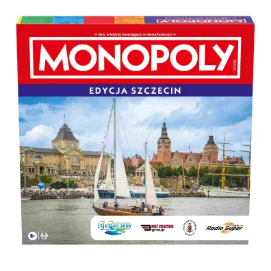 Gra Monopoly Szczecin edycja miejska Winning Moves