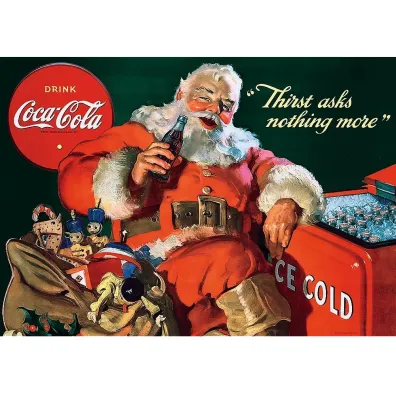 Puzzle 1000 el. Coca-Cola: Prezenty od Miko�aja Trefl
