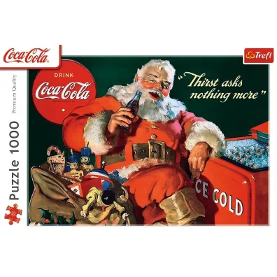 Puzzle 1000 el. Coca-Cola: Prezenty od Miko�aja Trefl