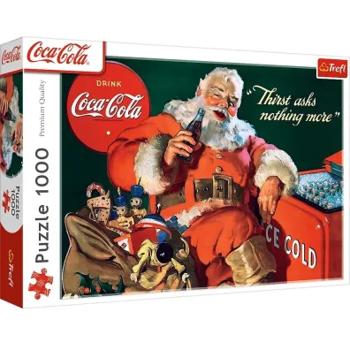 Puzzle 1000 el. Coca-Cola: Prezenty od Miko�aja Trefl