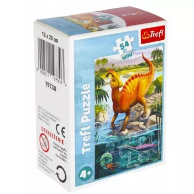 Puzzle mini 54 el. Niesamowite dinozaury 3 Trefl
