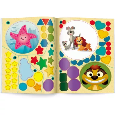 Disney Maluch. Kszta�ty. Ucz� si� i naklejam FIG-9204