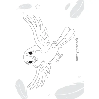 Maluszkowe malowanie. Ptaki