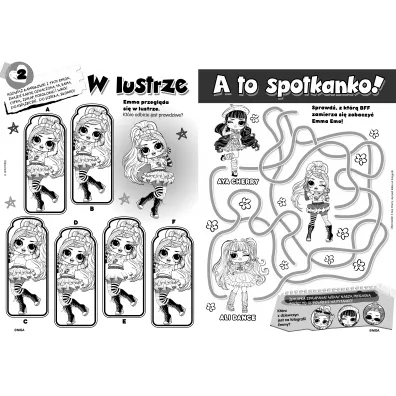 L.O.L. Surprise! Zdrapuj, koloruj, naklejaj