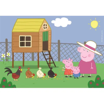 Puzzle 60 el. Maxi SuperColor. Peppa Pig Clementoni