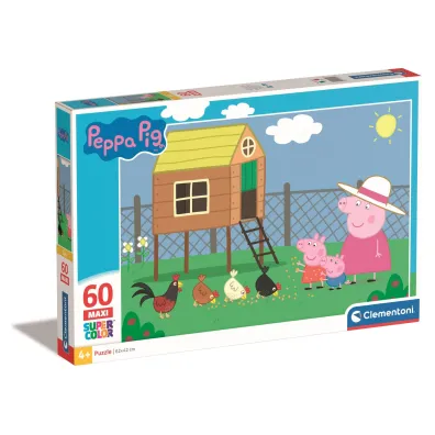 Puzzle 60 el. Maxi SuperColor. Peppa Pig Clementoni