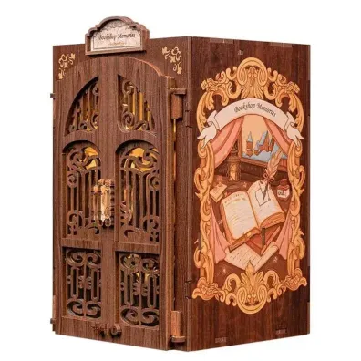 Puzzle Miniaturowy domek mini Book Nook  Klub ksi��ki Habarri