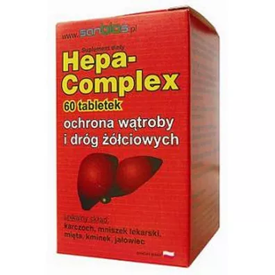 Sanbios Hepa Complex - ochrona w�troby Suplement diety 60 tab.