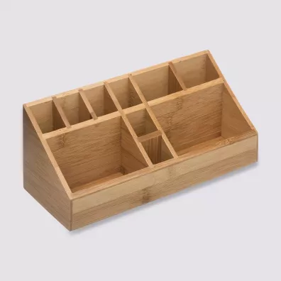 5five Simply Smart Organizer kosmetyczny z 10 przegrdkami Brzowy