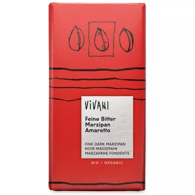 Vivani Czekolada gorzka z marcepanem amaretto 100 g Bio