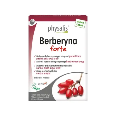 Physalis Berberyna forte suplement diety 30 tab.