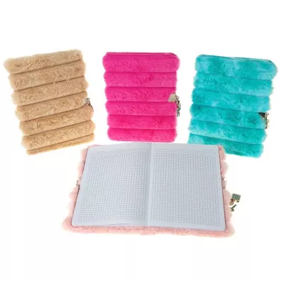 Adar Notes A5 w ok�adce pluszowej MIX