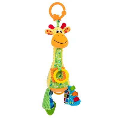 Pluszaki Luzaki. Zawieszka yrafa Gina. Pozytywka Dumel