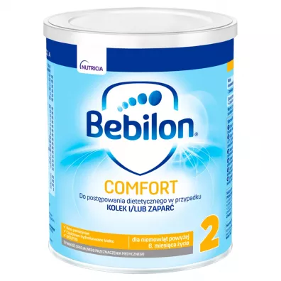 Bebilon Comfort 2 ProExpert Dietetyczny rodek spoywczy na kolki i zaparcia powyej 6. miesica ycia 400 g