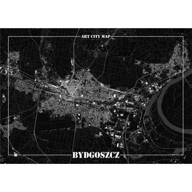 Plakat dekoracyjny - Bydgoszcz 56x651 mm