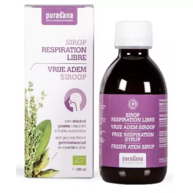 Purasana Syrop na stan zapalny g�rnych dr�g oddechowych Suplement diety 200 ml Bio