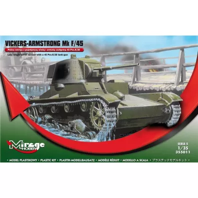 Czo�g z wie�� i armat� Vickers-Armstrong Mk F/45 Mirage Hobby