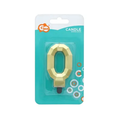 Godan �wieczka Cyfra 0 Diament 7.6cm