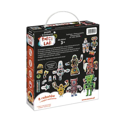 Puzzle kreatywne 63 el. CzuCzu. Robot Lab Bright Junior Media