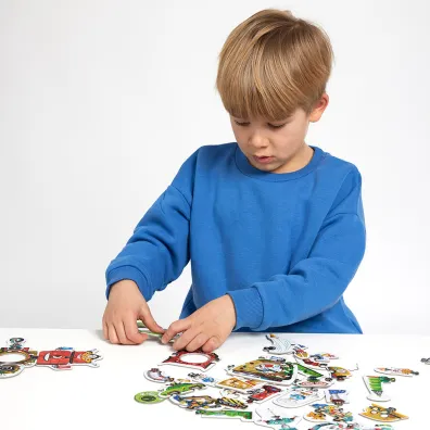 Puzzle kreatywne 63 el. CzuCzu. Robot Lab Bright Junior Media