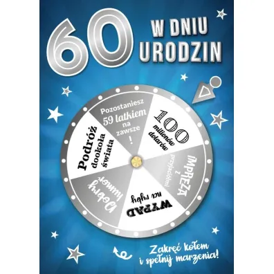 Armin Style KARNET URODZINY 60 B6 Z KOP AS GM-1071 FOL